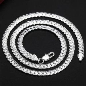 NEW “20” 925 STERLING SILVER SNAKE CHAIN NECKLACE